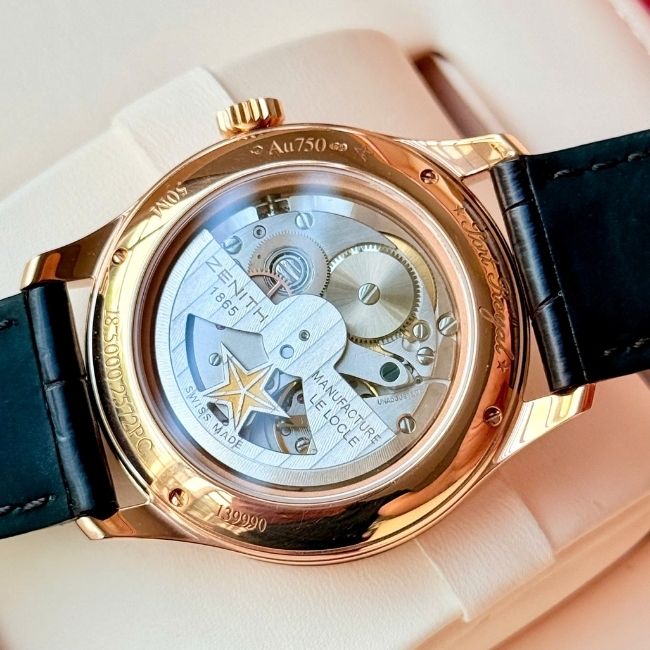 Zenith Elite Captain Port Royal Automatic Vàng đúc 18k 38mm 2