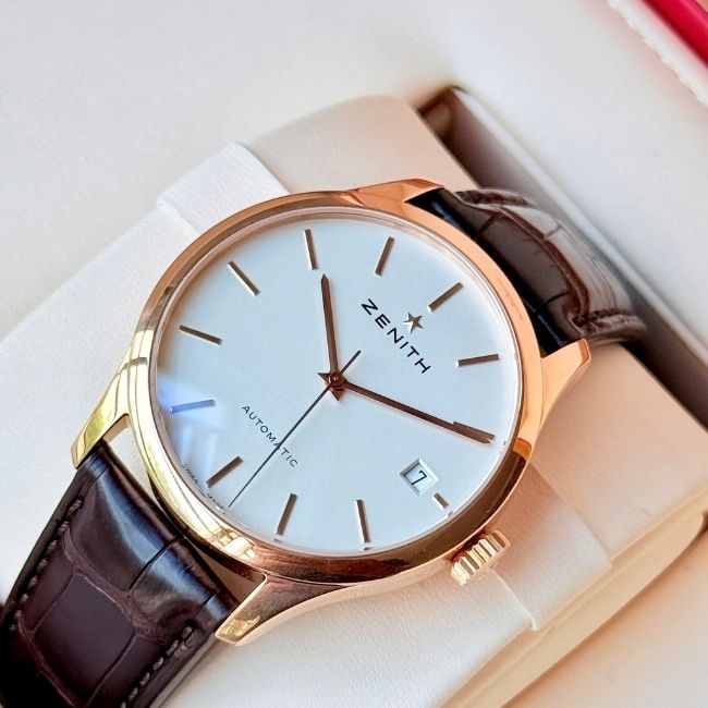 Zenith Elite Captain Port Royal Automatic Vàng đúc 18k 38mm 5