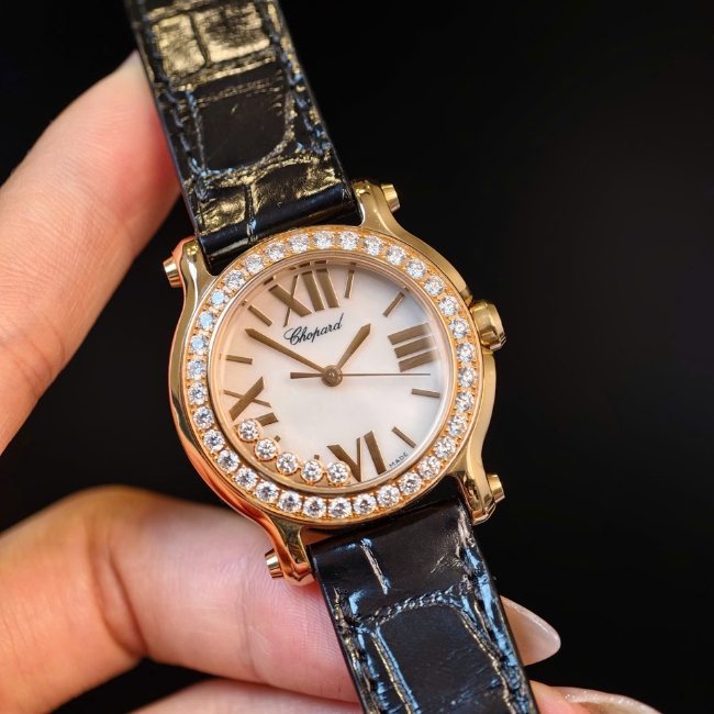 Chopard Happy Sport Mother of Pearl Dial Ladies Watch 27_4189-5005 Automatic 1