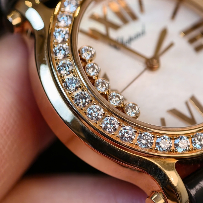 Chopard Happy Sport Mother of Pearl Dial Ladies Watch 27_4189-5005 Automatic 5
