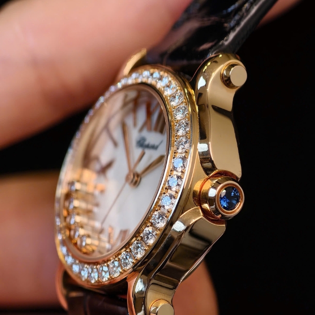 Chopard Happy Sport Mother of Pearl Dial Ladies Watch 27_4189-5005 Automatic 7