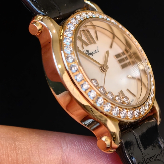 Chopard Happy Sport Mother of Pearl Dial Ladies Watch 27_4189-5005 Automatic 9