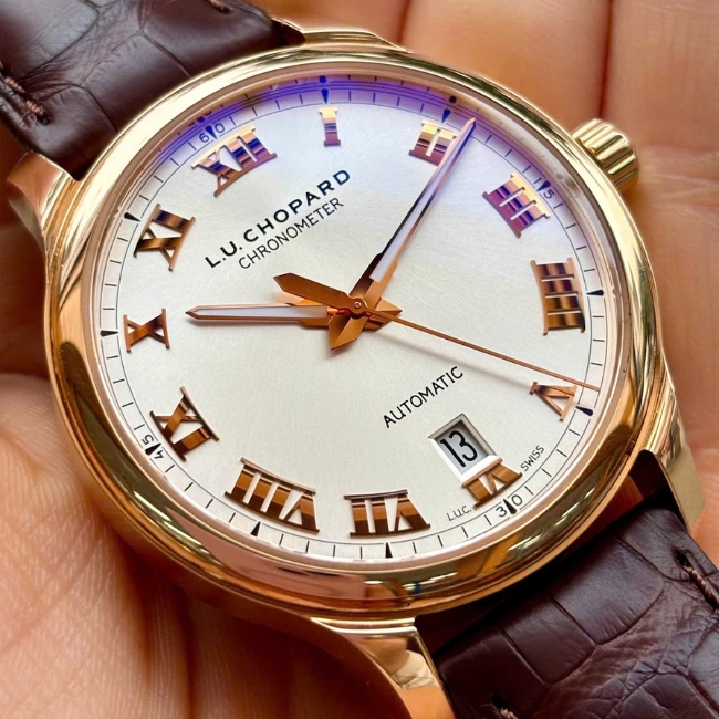 Chopard L.U.C Classic 1937 Automatic 18k Rose Gold 42mm 161937-5001 6