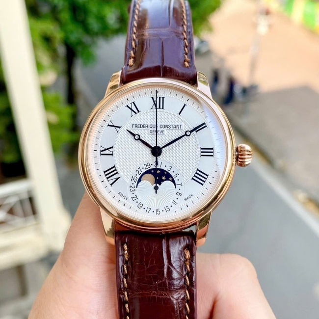 FC cạy đáy - trăng sao -FC715 - cọc la mã - dây da - Máy Auto 1