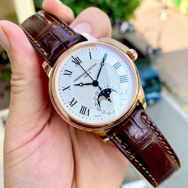 FC cạy đáy - trăng sao -FC715 - cọc la mã - dây da - Máy Auto 2