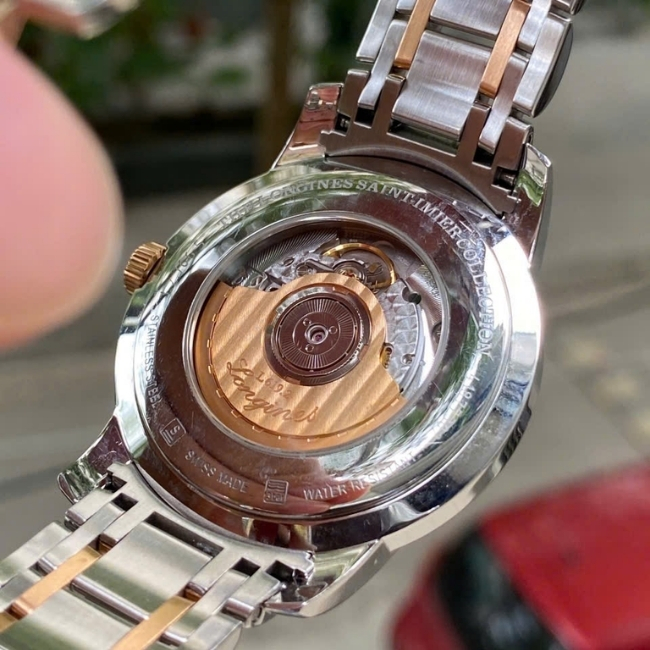 Longines Saint-Imier Demi vàng 18k L27665 Automatic 41mm - mặt trắng - dây kim loại 3 Longines Saint-Imier Demi vàng 18k L27665 Automatic 41mm - mặt trắng - dây kim loại 3