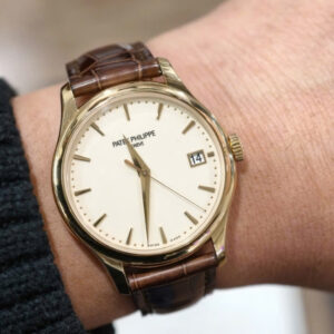 PATEK PHILIPPE CALATRAVA Cạy đáy 5227J - 001 Vàng đúc 18k Yellow Gold 3