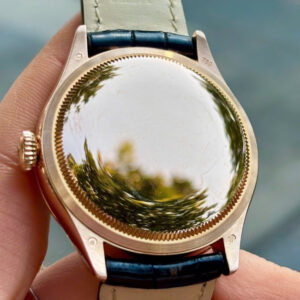 Rolex Cellini 50515 mặt đen - Vàng đúc 18k - kim báo lịch ngày 5