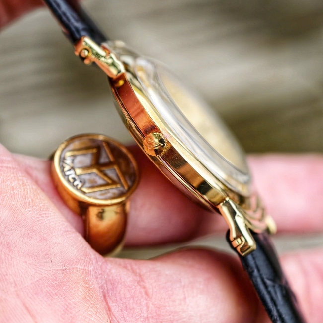 Vicence nữ Italy 14K Gold Diamond Quartz V7521154 7
