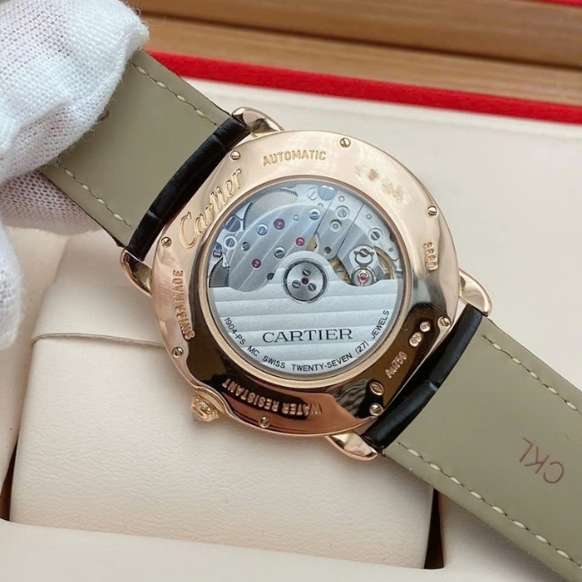 Cartier Ronde De Cartier WR007017 Pink Diamonds 40mm Vàng đúc 18k 2