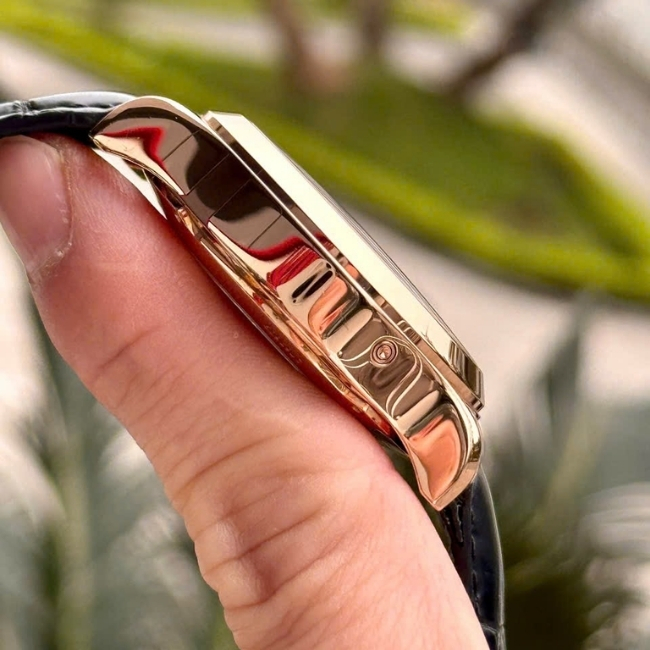 Jaeger-LeCoultre JLC trăng sao Vàng đúc 18k - lịch thứ ngày tháng - củ văng 22k 3