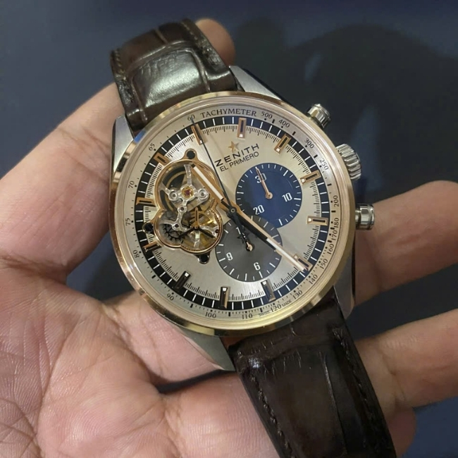 Zenith El Primero Chronograph 42mm - Niềng vàng đúc 18k 1