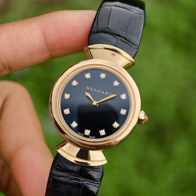 BVLGARI DIVAS’ DREAM 102841 DVP30BPGL Vàng đúc 18k Diamond 30mm 1