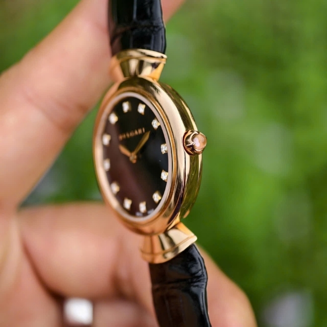 BVLGARI DIVAS’ DREAM 102841 DVP30BPGL Vàng đúc 18k Diamond 30mm 3