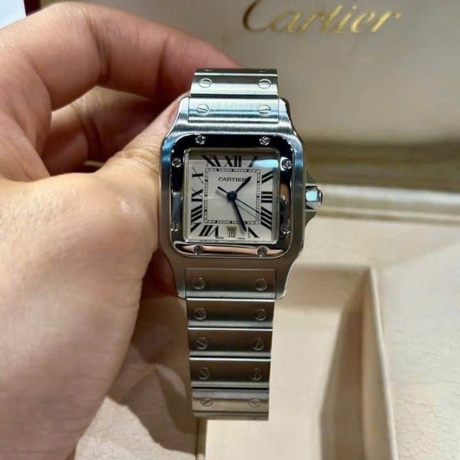 Cartier Santos De Cartier Quartz W20060D6 Watch 29 X 29mm 1