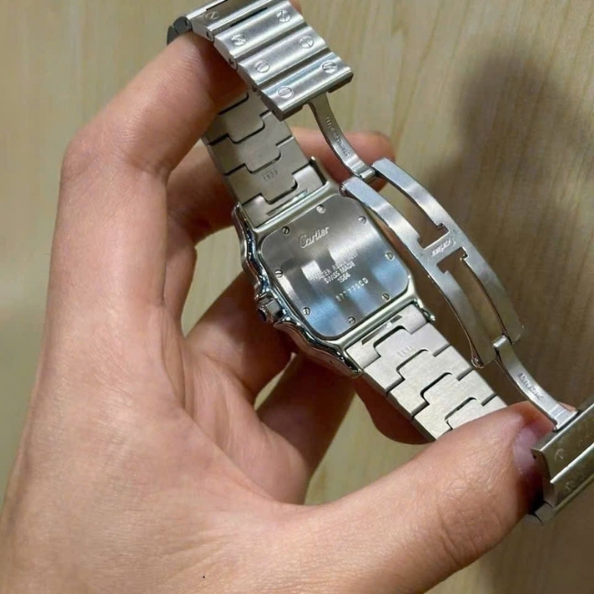 Cartier Santos De Cartier Quartz W20060D6 Watch 29 X 29mm 4