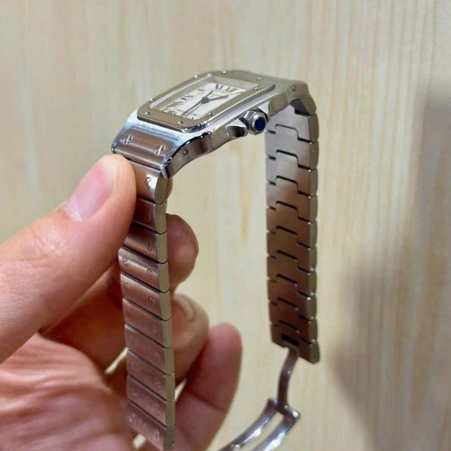 Cartier Santos De Cartier Quartz W20060D6 Watch 29 X 29mm 5