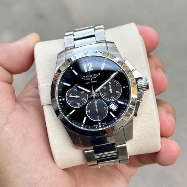 LONGINES CONQUEST Chronograph Automatic L2.743.4.76.6 41mm 1