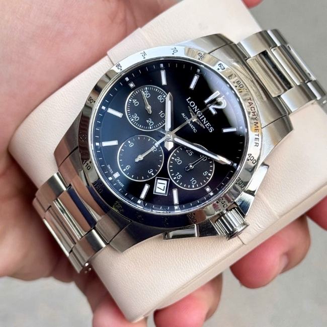 LONGINES CONQUEST Chronograph Automatic L2.743.4.76.6 41mm 2