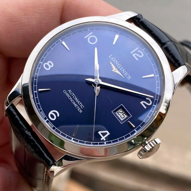 Longines Record Automatic Blue Dial Watch L2.820.4.96.2 3