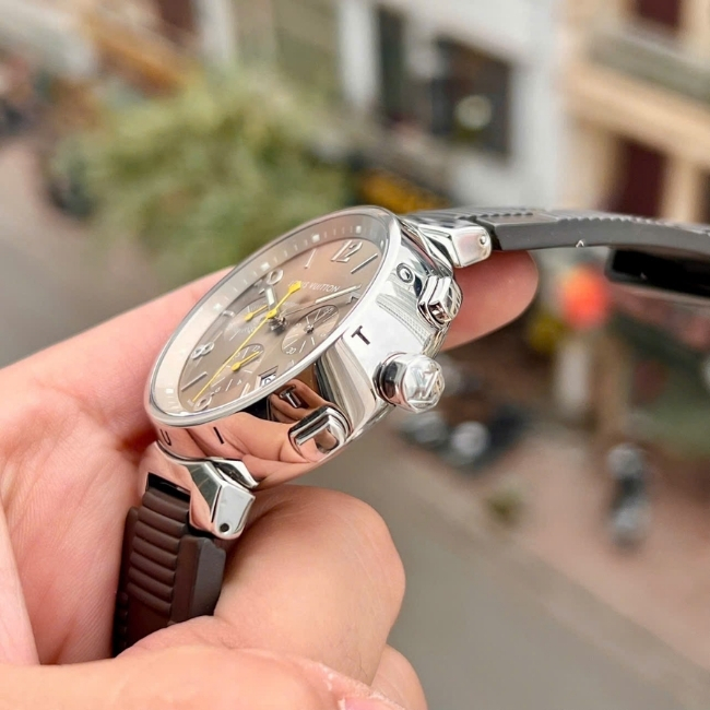 Louis Vuitton Tambour Chronograph Automatic Watch Q1122 40mm 5