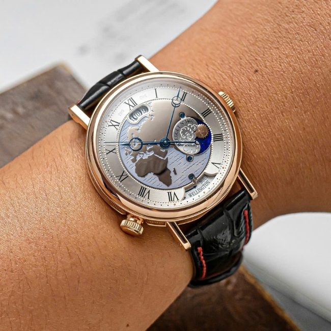 Breguet 5717 Classique Hora Mundi 43mm 18k Rose Gold World Time Automatic 1