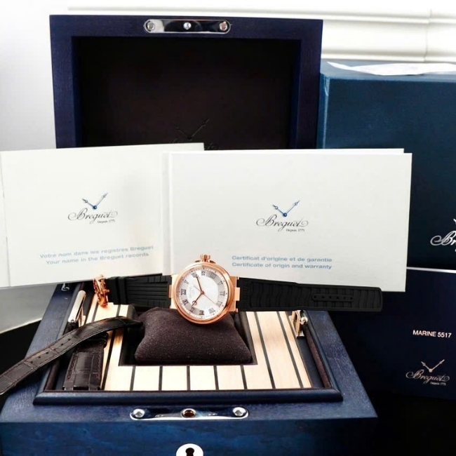Breguet Marine 18k Rose Gold 40mm Automatic 5517BR_12_5ZU 7