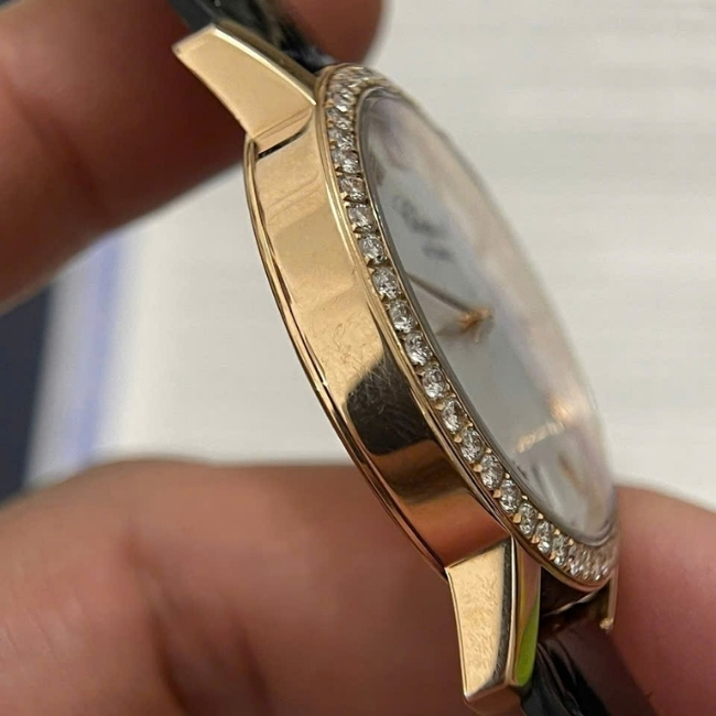 Chopard Classic 134200-5001 18k Rose Gold 33.5mm Diamond Bezel 5