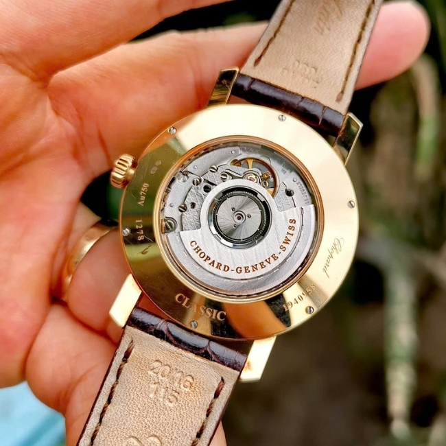 Chopard Vàng đúc 18k - mặt số nâu 40mm Automatic 2