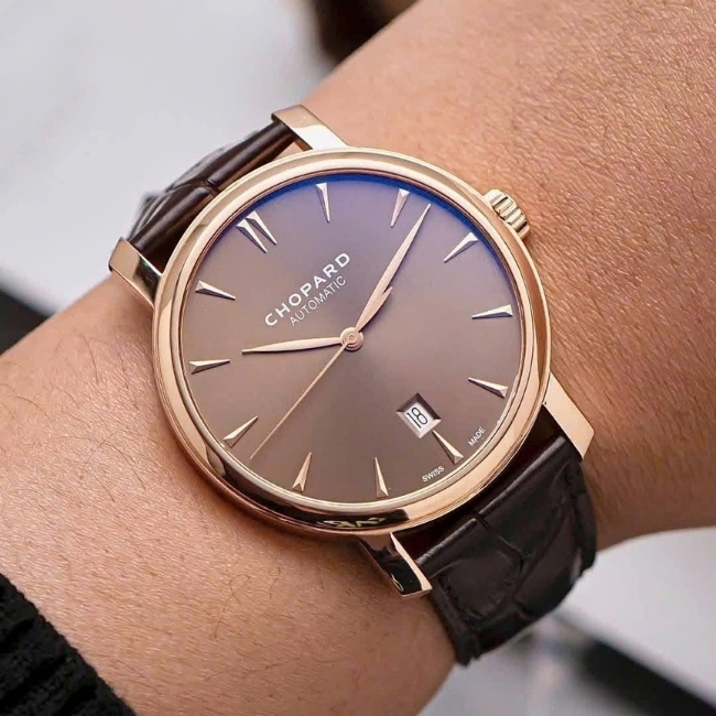 Chopard Vàng đúc 18k - mặt số nâu 40mm Automatic 3