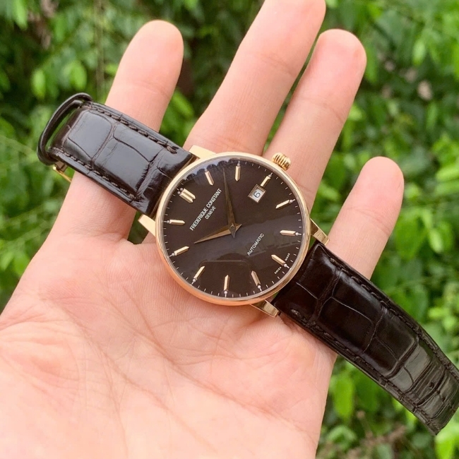 FC316 Slimline Vàng đúc 18k 38mm - mặt số nâu - Automatic 4
