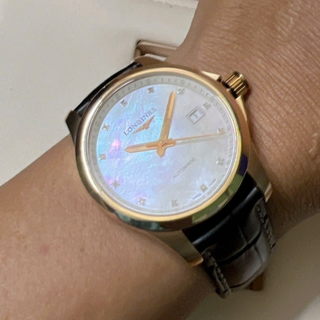 LONGINES HYDRO CONQUEST MOP Vàng đúc 18k - cọc số kim cương - 39mm 1