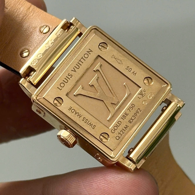 LOUIS VUITTON EMPRISE Quartz Q321M0 Vàng đúc 18k 22mm 4