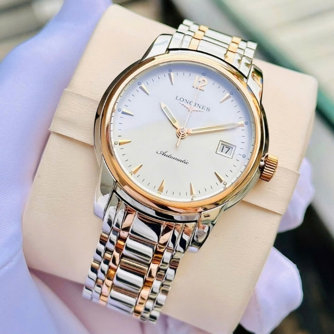 Longines Saint Imier 38.5mm Demi vàng hồng 18k GC200 Automatic 2