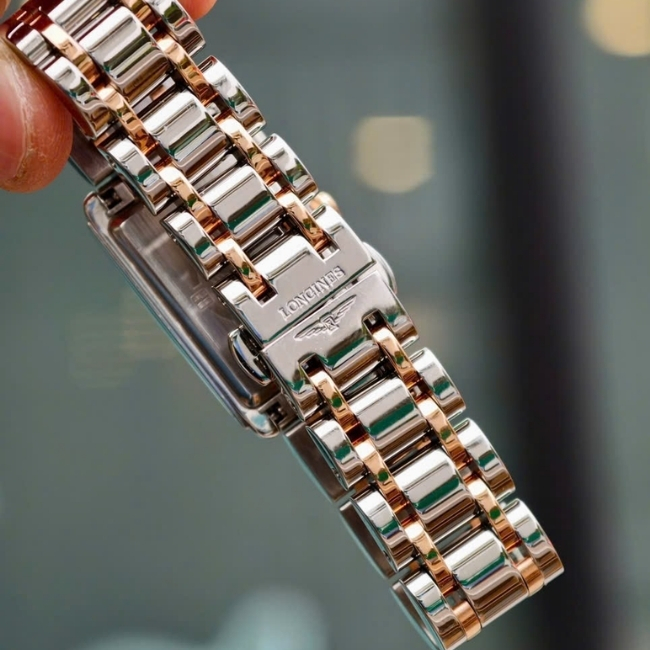 Longines nữ DolceVita Quartz Demi hồng 18k L5.255.5.71.7 20.5x32mm 4