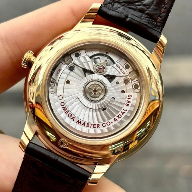 Omega DeVille Prestige Vàng đúc 18k 41mm Green 434.53.41.21.10.001 2