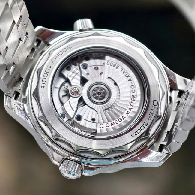 Omega Seamaster Diver 300 mặt xám 42mm - Master Coaxial - có van xả khí heli 2