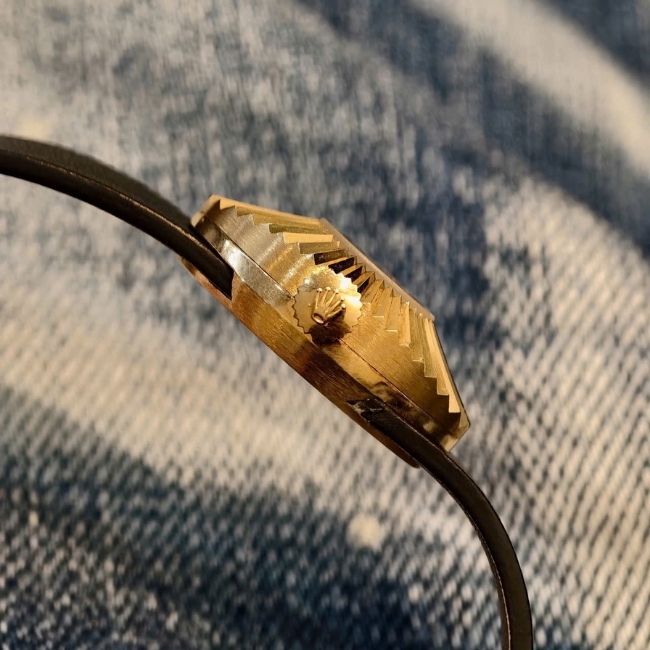 Rolex nữ Chameleon 9667 Vàng đúc 18k - máy cót tay 2