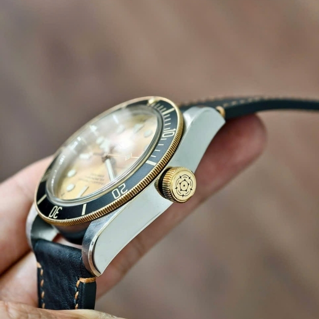 Tudor BlackBay Heritage Automatic M79733N-0006 mặt số tia vàng 41mm 5
