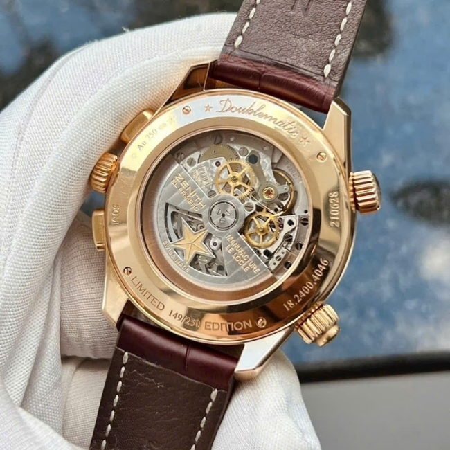 Zenith Pilot Doublematic Vàng đúc 18k 45mm 18.2400.4046_01.C721 Limited Edition 250 3