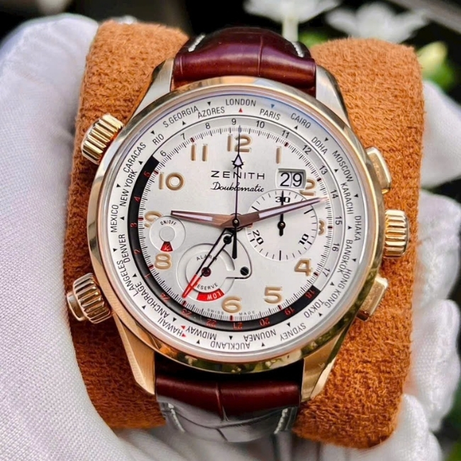 Zenith Pilot Doublematic Vàng đúc 18k 45mm 18.2400.4046_01.C721 Limited Edition 250 4