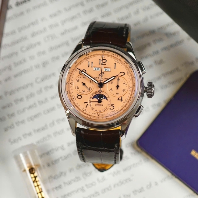 Breitling Premier trăng sao Chronograph full lịch B25 Datora 42mm 2