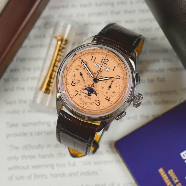 Breitling Premier trăng sao Chronograph full lịch B25 Datora 42mm 3
