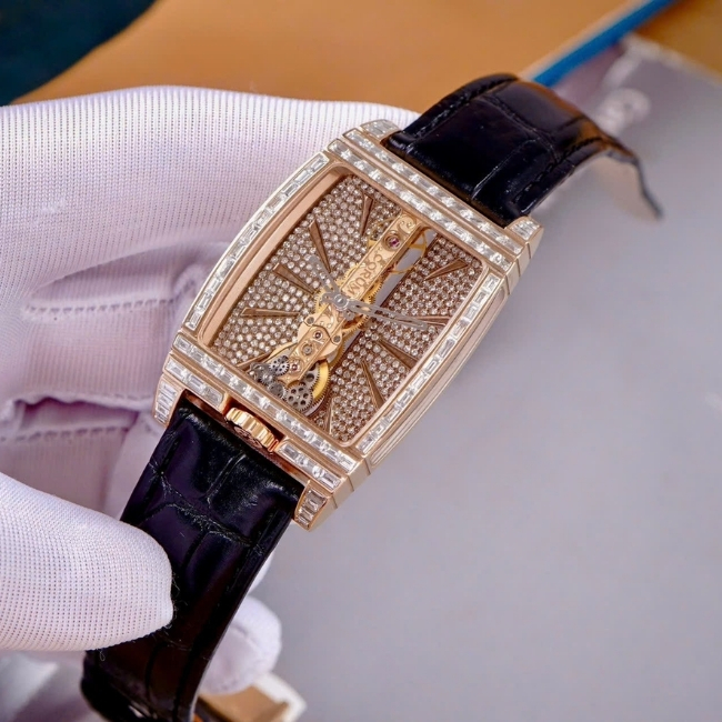 Corum Golden Bridge 18k Rose Gold 113.770.55_0001 GN01 bản lên Full Diamonds Baguette 2