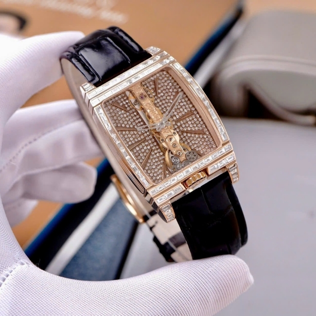 Corum Golden Bridge 18k Rose Gold 113.770.55_0001 GN01 bản lên Full Diamonds Baguette 6