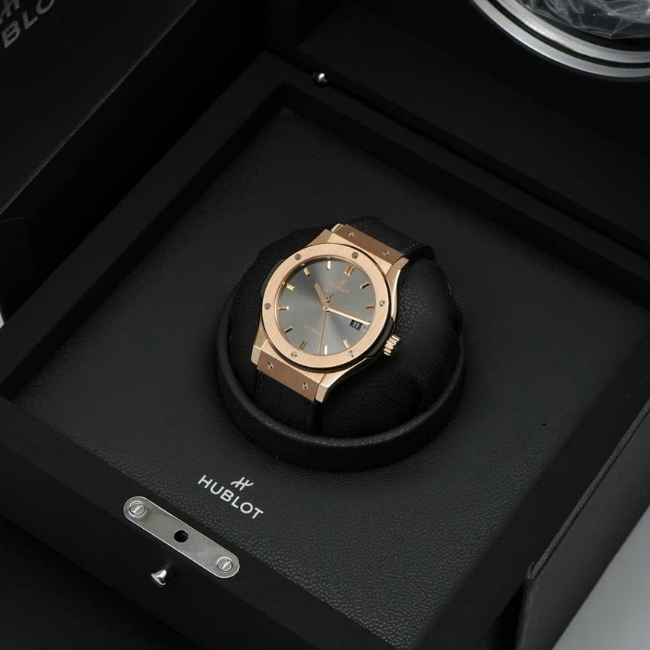 Hublot Classic Fusion Titanium 18k King Gold 42mm 542.OX.7081.LR - mặt xám trải tia 8