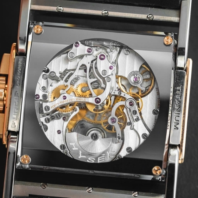 Hysek Furtif Chronograph Grande Date FU4422B03 44mm limited 30 chiếc Titanium 18k 2