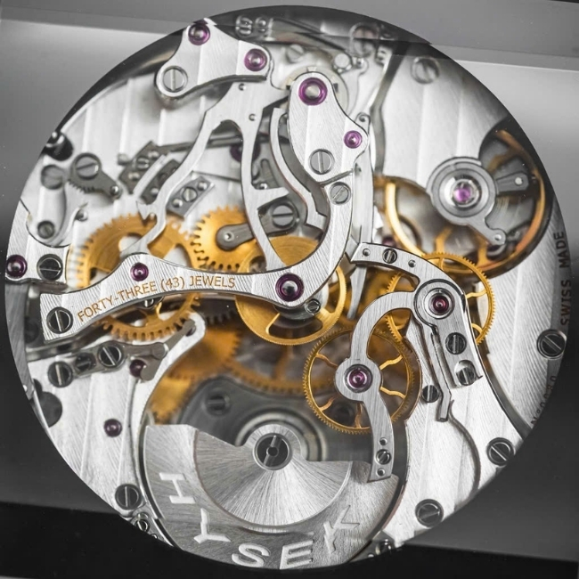 Hysek Furtif Chronograph Grande Date FU4422B03 44mm limited 30 chiếc Titanium 18k 7