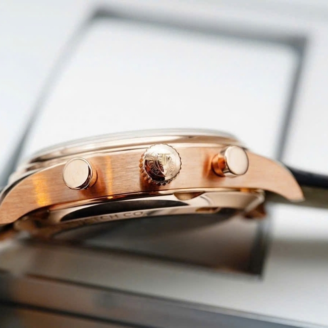 IWC Portuguese - Bấm giờ thể thao - Vàng khối 18k Au750 42mm - mặt tia xám 5