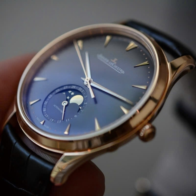 Jaeger-LeCoultre JLC trăng sao - Vàng đúc 18k - mặt xám tia - 39mm Automatic 3